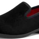 JITAI Velvet Boy's Loafers Slip-On Dress Shoes Wedding Formal Tuxedo Shoes for Boys, Black/17, 2 US