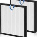 Vital 100S Replacement Filter for LEVOIT Vital 100S and Vital 100S-P Air Purifier, High-Efficiency Activated Carbon Filter, Vital 100S-RF, 2 Pack, White