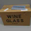 C CREST Glasses Set of 8, 12oz, Lead-free, Clear, Durable Glassware