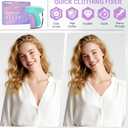 Stitch Gun for Clothes - Handheld Quick Clothing Fixer - Tagging Gun for Clothing, Sewing Kit - Includes 6 Fine Needles, 1000 Black & 1000 White Fasteners (Purple Green)