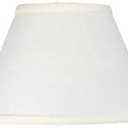 White Linen 8 Inch Empire Clip on Replacement Lampshade (5x8x6.5)