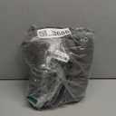 NICETOWN 2 Panels Outdoor Curtains Waterproof Grommet & Back Tab on Top & Bottom, Thermal Insulated Fixed Windproof Blackout Outdoor Drapes Privacy for Patio with Rope for Fixed, W46 x L90, Grey