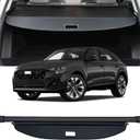 Cargo Cover Compatible with 2019-2025 2026 Audi Q8 SQ8 Trunk Cover Retractable Rear Trunk Security Cover OEM SUV Accessories Shielding Shade Privacy Screen Cover Audi Q8 Cargo Cover