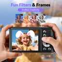 Digital Camera 4K for Kids: 48MP Cameras for Teens Photography - Autofocus Photo Camera Gifts for Children Ages 5-18 - Compact Cmara for Beginner - Point and Shoot Digital Cameras with 32GB TF Card