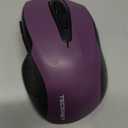TECKNET Wireless Mouse, 2.4G Ergonomic Optical Mouse, Computer Mouse for Laptop, PC, Computer, Chromebook, Notebook, 6 Buttons, 24 Months Battery Life, 2600 DPI, 5 Adjustment Levels - Purple