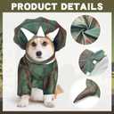 Triceratops Dog Costume Dinosaur Dog Costume Halloween Dino Pet Clothes for Pet Cat Halloween Party Cosplay Events Photo Props, Medium