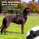 No Pull Dog Harness with Handle, Soft Mesh Padded Adjustable for Small Medium Large Dogs | Reflective Easy Walk Harness with Front Clip for Training, Running & Outdoor (Black, M)