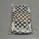 wegreeco Washable Male Dog Belly Band (Stylish Pattern)- Pack of 3 - Washable Male Dog Belly Wrap, Dog Diapers Male (Black, Grey, Dark Coffee Checkerboard, Medium)