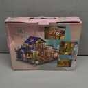 DIY Miniature House Kit, DIY Dollhouse Kit for Adults to Build, Mini House Kit with LED, Mayberry Street Miniatures, Ideal Gifts for Birthday, Halloween Christmas(Florence)