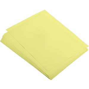 MECCANIXITY 50 Sheets Colored Copy Paper 8.5 x 11 Inch Printer Paper 80gsm Light Yellow for Office Printing, Document Copying, Invitations, Forms, Art Projects