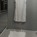 AUHEGN 2 PCS Women's Basic Adjustable Spaghetti Strap Cami Slip Mini Dress (Large, White)