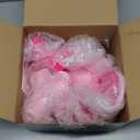 Plastic Dessert Table Display Set of 6, 3 Pcs 9 inch cake Stand, 3 Pcs 4 inch Mnini Cupcake Holder, cupcake tray, Versatile Design for Birthday, Tea Party, Wedding (Pink)