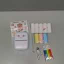 Mini Printer Portable, Inkless Sticker printer with 8 Rolls Paper, Bluetooth Wireless mini thermal printer Compatible with iOS + Android for Journal, Memo, Photo, Print Pod Gifts for Girls Kids