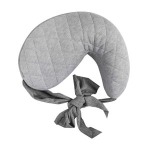 Boppy Anywhere Travel Nursing Pillow, Soft Gray, Plus Sized to Petite with Stretch Belt, Portable Nursing Pillow, Breastfeeding and Bottle-Feeding Support, Machine Washable (1 Count (Pack of 1)