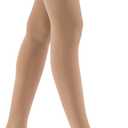 JOBST Relief Thigh High Graduated Compression Stockings 15-20mmHg - Comfortable Unisex Design with Silicone Dot Band - Open Toe, Beige, Medium Petite