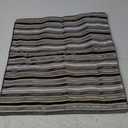 Yangest Grey Striped Throw Pillow Cover Multicolor Velvet Cushion Cover Modern Bohemian Pillowcase for Sofa Couch Bedroom Living Room Home, 20x20 Inch