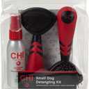 CHI for Dogs Small Dog Detangling Kit - 3-Piece Grooming Set with Detangling Spray, Double-Sided Brush, and Slicker Brush - Dog Grooming Essentials for Coats and Tangles (One Size)
