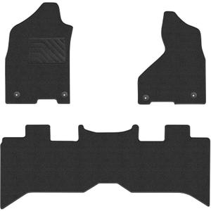 AOMSAZTO Carpet Floor Mats Compatible with Dodge Ram 1500/2500/3500 Crew Cab 2013-2018 - Custom Fit 2019-2023 2024 Ram 1500 Classic (NOT New Body) Crew Cab Car Liner with Driver Heel Pad Carpet Mat