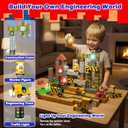 300PCS Magnetic Building Blocks Construction Set for Kids, STEM Engineering Toys for Boys Girls 3 4 5 6 7 8-12 Year Old, Montessori Magnet Cubes & Blocks, Birthday Easter Gifts & Basket Stuffers