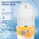 Bidet Toilet Seat Elongated, Electric Heated Seat with Instant Warm Water