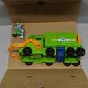 Paw Patrol, Big Truck Pups Rocky Transforming Toy Trucks with Collectible Action Figure, Kids Toys for Ages 3 and up