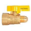 Eastman 60003, Brass Straight Flare Gas Ball Valve, 1/2" FIP x 1/2" OD Tube