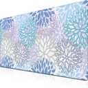 Large Desk Mat Algae Leaves Game Mats, Office Mousepad Big Mouse Pads, XXL Gaming Mouse Pad Non-Slip Rubber Base, 35.4 X 15.7 inch for Work/Game/Office/Home Vegetation. Abstract Watercolor