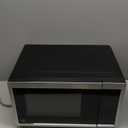 GE Countertop Microwave Oven, Compact 0.9 Cubic Ft., 900-watt Capacity, 7 Auto Cooking Settings, Child-Lock Technology, Kitchen Essentials for The Countertop, Dorm Room or Apartment, Stainless Steel