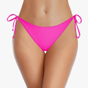 Holipick Bikini Bottoms for Women String Bathing Suit Bottom with Moderate Coverage Low Waist Swim Bottom M