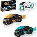 2026 TRON Legacy Building Set, Tron Light Cycle Collectible Toy Motorcycle Building Block Set Toy for TRON Fans and Kids