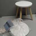 Wooden Step Stool for Kids, Children's Stool Matched Sensory Table, Children Sitting Stool with Assembled Four-Legged, Multi-Purpose Kids Chairs for Bathroom Kitchen Bedroom, Natural Anti-Slip, 2 Pack