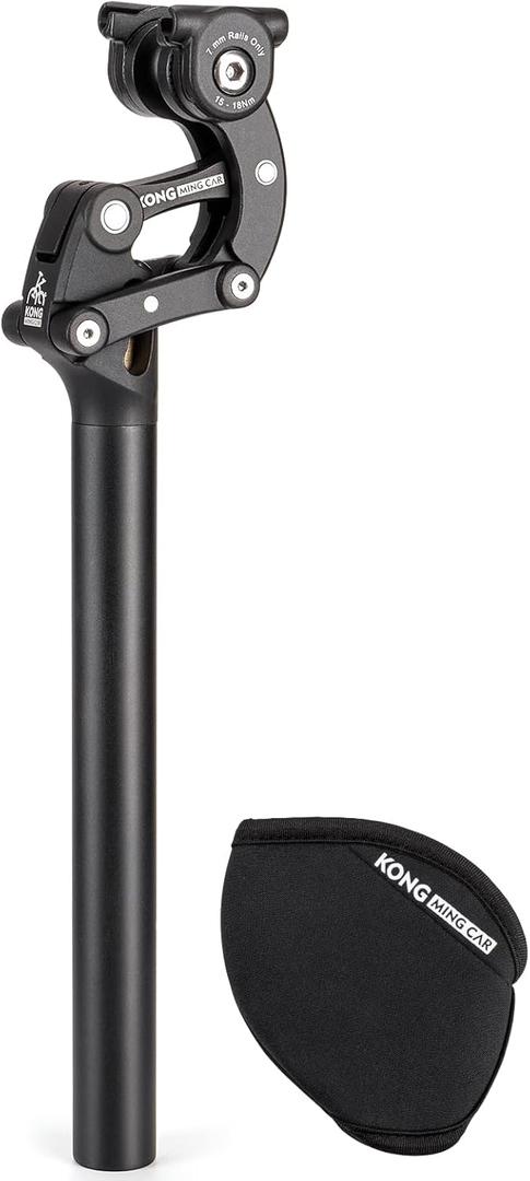 Suspension Seat Post for Bikes - Shock-Absorbing Seat Post Comfort for Your Bike Ride - Spring Suspension Seat Post 27.2mm, 30.9mm, 31.6mm Options