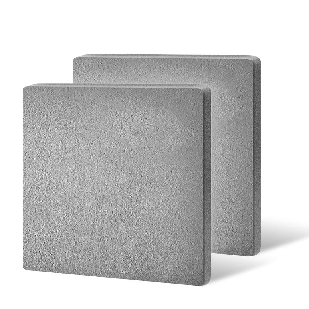 Mild Steel Plate 10x10 A36 Steel Sheet Cold Rolled, Weldable Magnetic Metal Plate 16 Gauge Thickness (2 Pack)