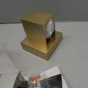 Tubicen Gold Wall Sconce Up and Down Dimmable Indoor Wall Light Fixture Hardwired Movie Theater Sconces Lighting 10W Bright Wall Lights for Living Room Hallway Stairway 3000K Gold Square Sconce