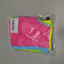 Funnycokid Girls Swimsuit Two Piece Bathing Suit Adjustable Straps Kids Bikini Sets Teens Swimwear 9-16Y (9-10 Years, Hotpink Yellow)