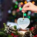 2026 Thank You Christmas Ornament Decoration - Appreciation Gift for Women and Men - Thank You Gift for Coworker, Friend, Teacher, Boss, Employee,Neighbors