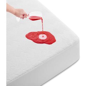 Cozymaker Queen Size 100% Waterproof Mattress Protector, Mattress Pad Cover Fitted 8"-21" Deep Pocket, 3D Air Fabric Soft Breathable Cooling Bed Cover Noiseless Washable, White-Fence