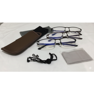 NEW Reading Glasses LcBestbro 3 Pack with Cases