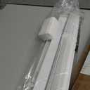 LazBlinds No Tools No Drill 1" Vinyl Mini Blinds, Cordless Blinds for Windows, Light Filtering Horizontal Window Blinds & Shades, 30 1/2" W x 48" H, White