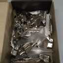 Chibery 10 Pack Full Overlay Cabinet Hinges, Face Frame & Frameless, 4D Adjustment, Soft Close 105, Close Speed Control, Concealed Clip-On Plate, Smooth Slow Self Closing for Kitchen Corner, Cupboard