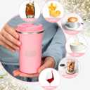 Honeydak 10 Pcs Social Worker Gifts Employees Appreciation Gifts Bulk 12oz Stainless Steel Social Worker Coffee Mugs Insulated Coffee Cups with Lids for Women Men Volunteers Employees(Fresh Style)