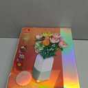 Flowers Bouquet Building Set Tulips Camellia with Vase for Adult -1011pcs (Multicolored)