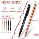 Ireer 10 Sets Employee Appreciation Gifts A6 PU Leather Notebooks with Pens Thank You Inspirational Journal Valentines Gift for Coworker Team Teacher Office Staff(Being Awesome,Classic)