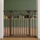 Babelio 26-40 in Pressure Mounted Baby Gate for Stairs, PressGuard Dog Gate