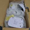 Bearhug Electric Blanket King Size 100" x 90", Dual Controller Heated Blanket, White Flower Patterns Faux Fur & Warm Sherpa, 10-Heat Levels & 1-12H Auto Off,ETL, Machine Washable