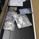 LXDXIOY Floating TV Stand Large Floating TV Shelves Wall Mounted Multi Storage Compartment TV Media Console Floating TV Cabinet Bench Under TV Large Storage (Black B, 63.0 * 7.9 * 11.8 in)