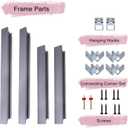 Canvas Frame 30x40, DIY Metal Floater Frames, 1.5" Deep Floating Frames, Floater Frame for Canvas Painting (Grey,30"x40")