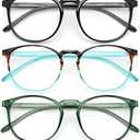 IBOANN Iconic Blue Light Glasses for Woman - Computer Glasses up to 99% Blue Light Blocking - Anti Eyestrain & UV Glare