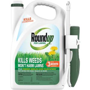 Roundup for Lawns Ready-to-Use with Extend Wand, Tough Weed Killer for Use on Northern Grasses, 1.33 gal.