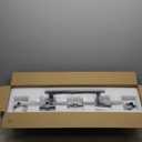 Vanity Lights 5-Light Modern Crystal Vanity Light Plating Black Bathroom Light Fixtures Over Mirror Crystal Bathroom Vanity Lighting Fixtures